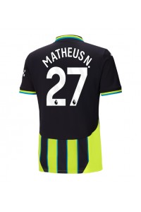 Manchester City Matheus Nunes #27 Voetbaltruitje Uit tenue 2024-25 Korte Mouw